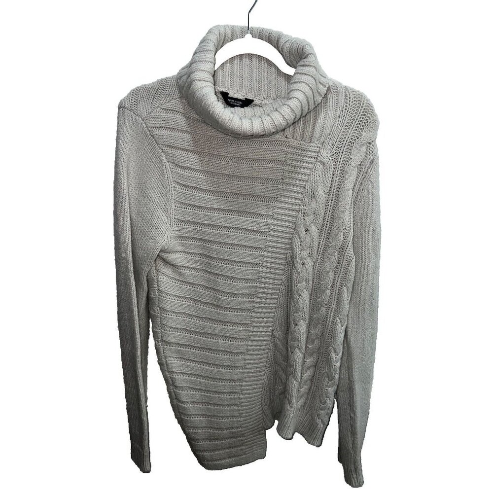Simply Vera Womens Turtleneck Sweater Size Large L textured ribbed long